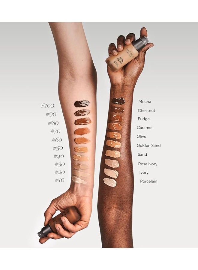 MÁDARA Organic Skincare | Skin Equal Soft Glow Foundation SPF15 ROSE IVORY 30-30ml, Mineral foundation with hyaluronic acid, Buildable medium coverage, Dewy foundation, Vegan, COSMOS certified - Image 2